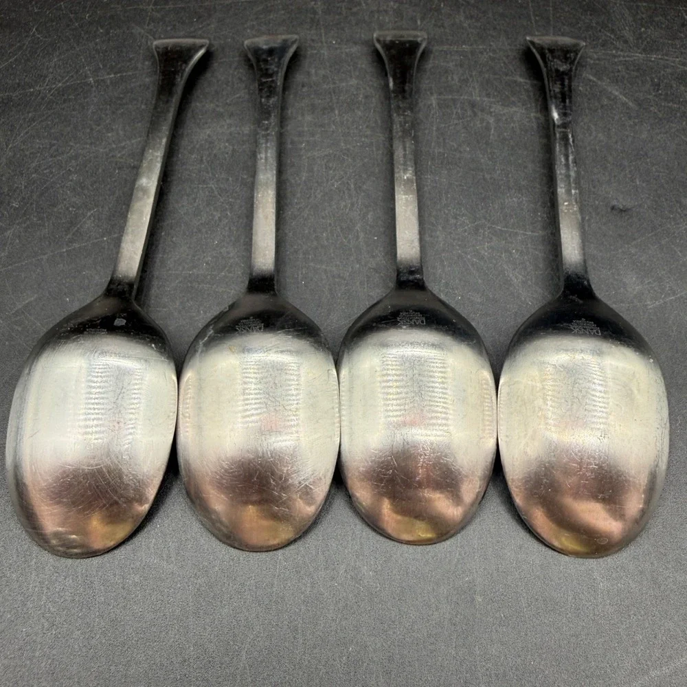 Dansk Kobenhavn Set‎ of 4 Place Soup Spoons Stainless Flatware Replacements MCM
